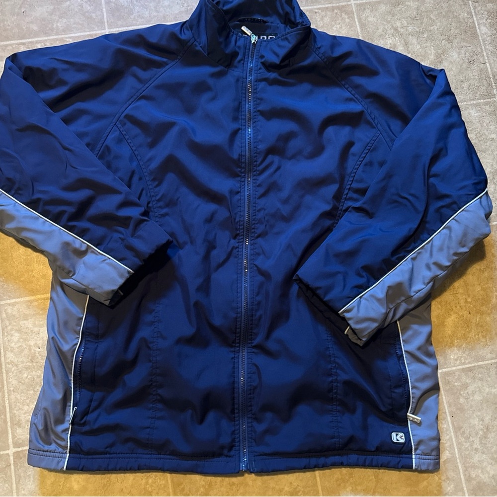 Kenpo Y2K fleece lined full zip outdoor hiking jacket